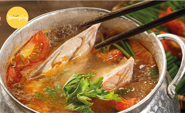 Lẩu cá bớp chua cay chuẩn không cần chỉnh