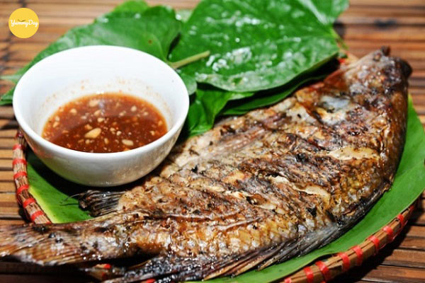 Thành quả món cá rô phi nướng sả ớt