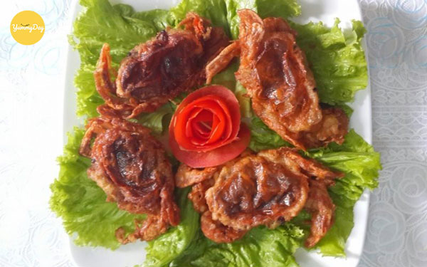 Cua lột chiên bột vừa giòn vừa béo