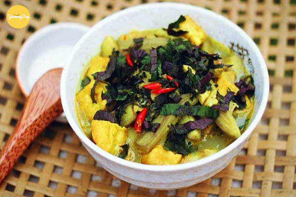Món ốc xào chuối đậu đậm đà hương vị