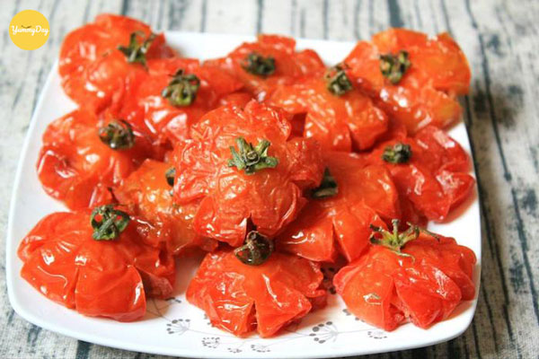 Cách làm mứt cà chua bi không cần nước vôi trong