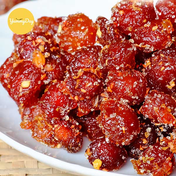 Cách làm mứt chùm ruột chua chua cay cay