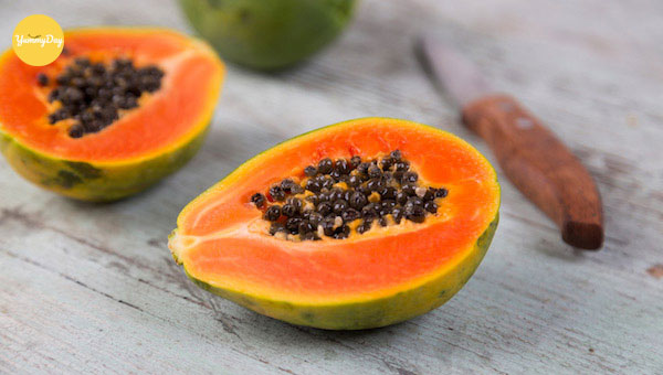 Chuẩn bị đu đủ chín nhưng đừng chín quá nhé