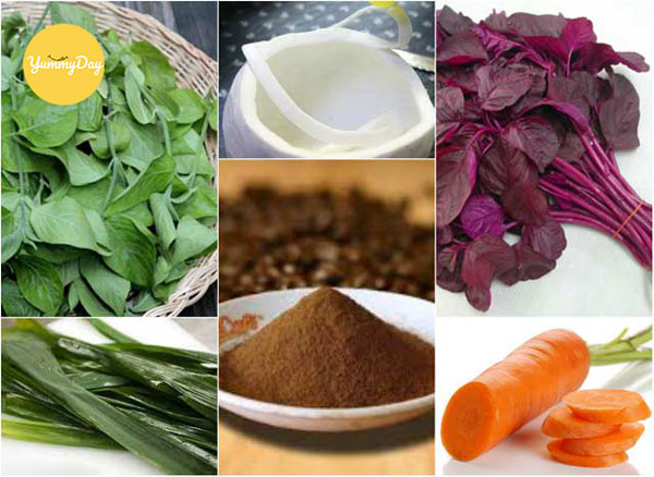 Các chất tạo màu đều từ thiên nhiên