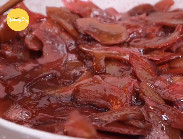 Sên gừng với đường