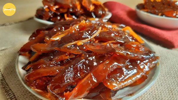 Mứt khế không cần nước vôi sắp hoàn thành rồi nhé!