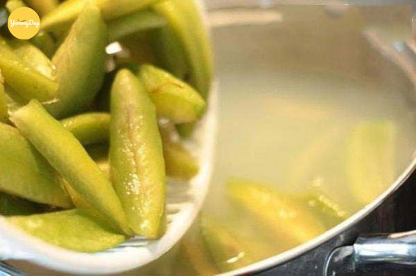 Cách khử vị chua của khế