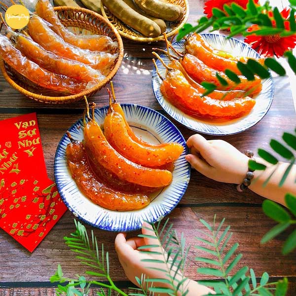 Bắt tay ngay vào làm mứt me lăn đường nguyên quả nào!