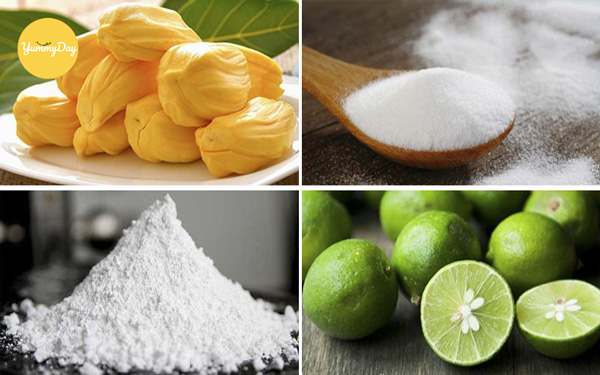 Nguyên liệu làm mứt mít dẻo