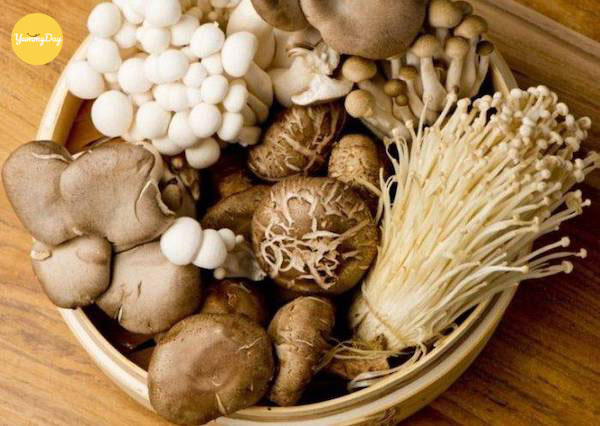 Nguyên liệu chính làm nấm nướng giấy bạc