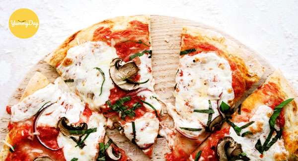 Thành phẩm bánh pizza ngon xuất sắc
