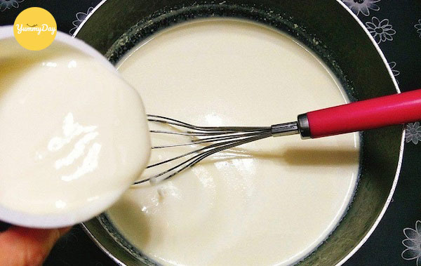 cách làm rau câu flan phô mai 3