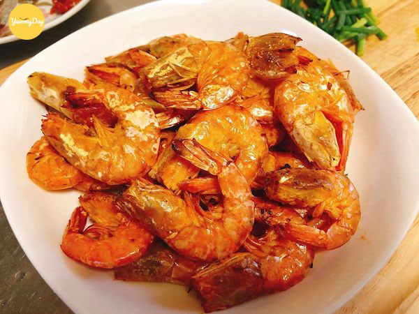Cách làm tôm nướng sa tế ngon