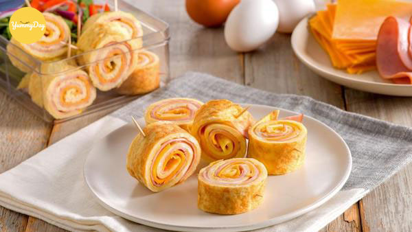 Món trứng chiên phô mai béo ngậy