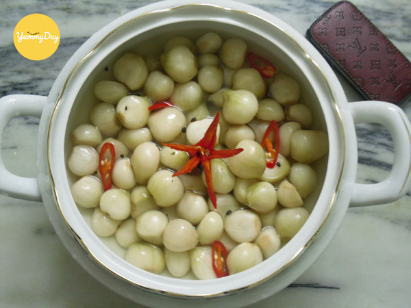 Nhớ là luôn sơ chế củ kiệu sạch sẽ