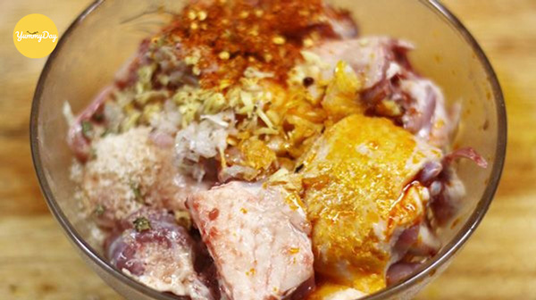 Ướp thịt vịt đậm đà