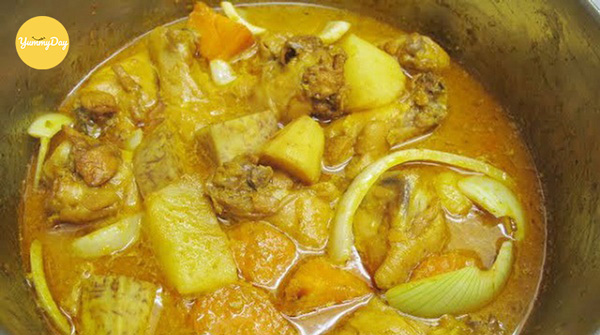 Món cà ri vịt sắp sửa hoàn thành