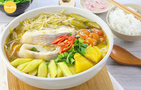 cách nấu canh chua cá diêu hồng ngon