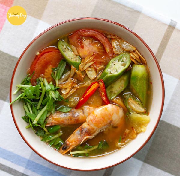 Tô canh chua hấp dẫn cực đưa cơm