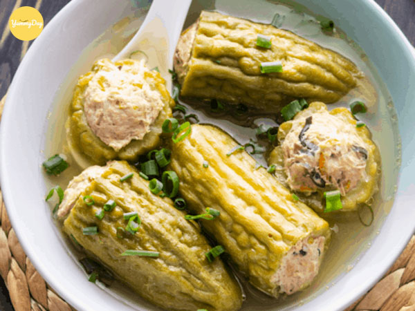 Canh khổ qua nấu thịt bằm không thể thiếu trong ngày Tết