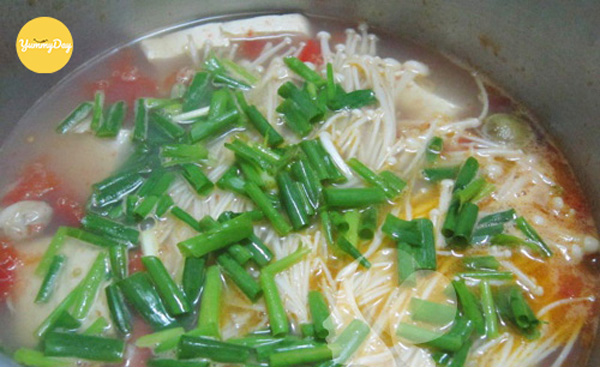 Nêm nếm hành ngò cho tăng hương vị