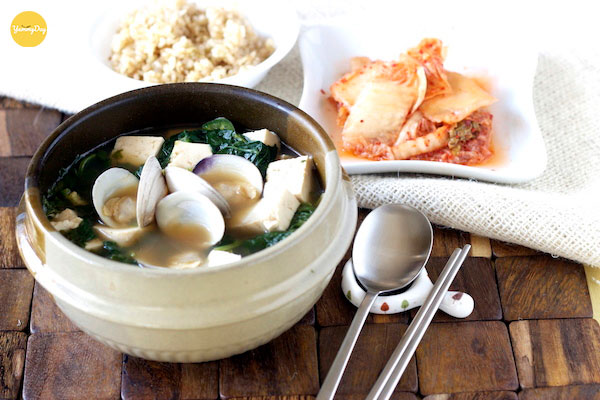 Canh ngao đậu phụ thơm ngon