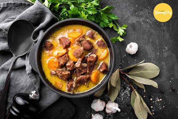 cách nấu canh thịt bò khoai tây thơm ngon
