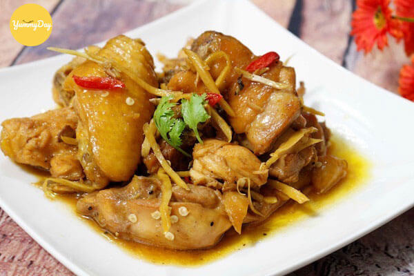 cách nấu gà kho sả nghệ