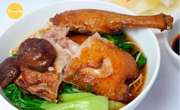 cách nấu mì vịt tiềm của người hoa