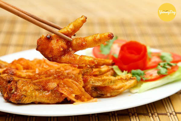 cách nướng chân gà nướng muối ớt