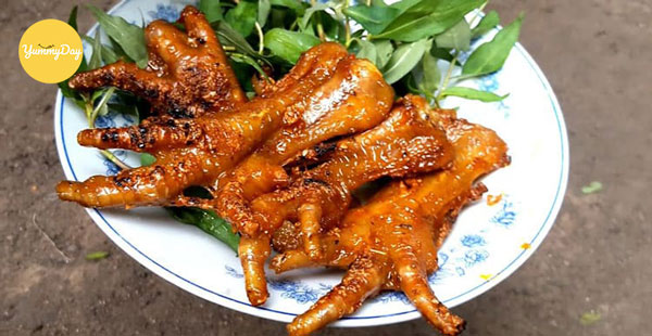 Chân gà nướng sa tế ngon quá sá ngon