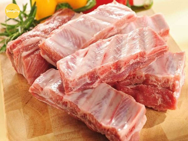 Những miếng sườn tươi ngon