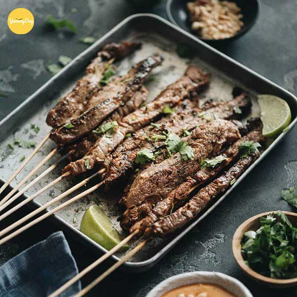 Cách ướp thịt bò nướng sa tế siêu ngon