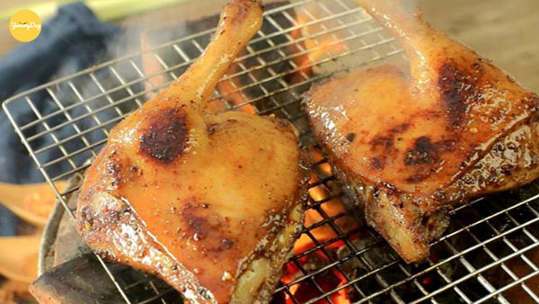 Nướng thịt vịt trên bếp