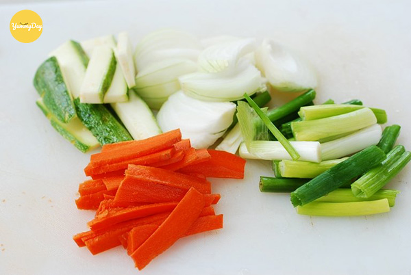 Sơ chế các nguyên liệu khác