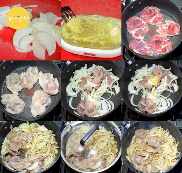 Các bước thực hiện món ăn