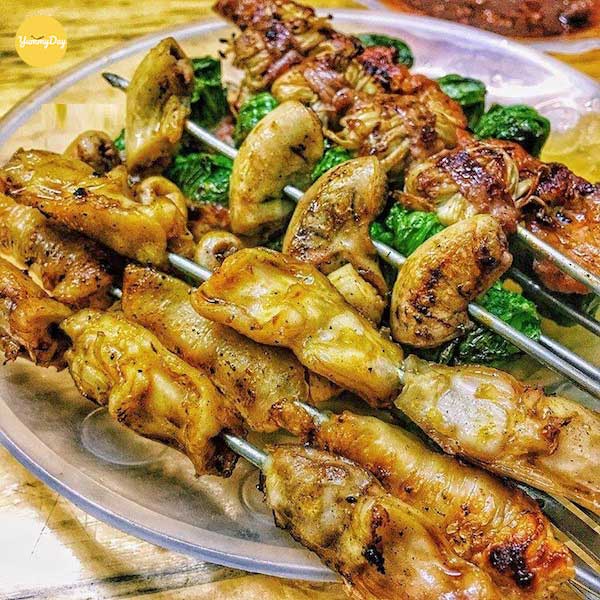 Lòng bò chín vàng hai mặt