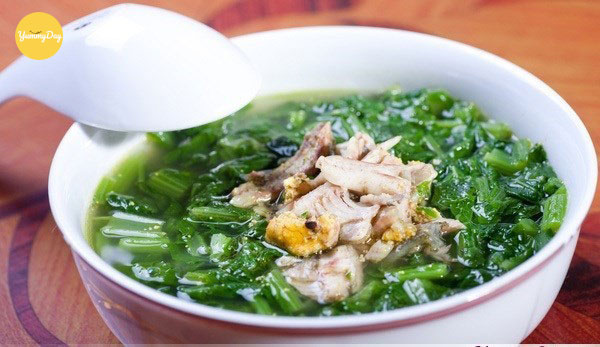 Canh cá rô rau cải nấu cũng rất đơn giản