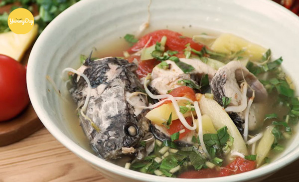Món canh chua cá lóc ngon hết ý