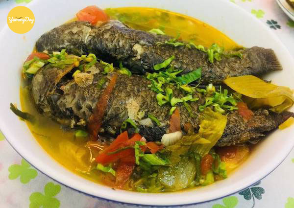 canh chua cá rô phi bổ dưỡng