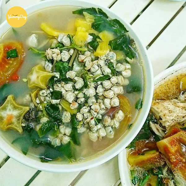 Canh hến nấu chua ngọt giải nhiệt ngày hè
