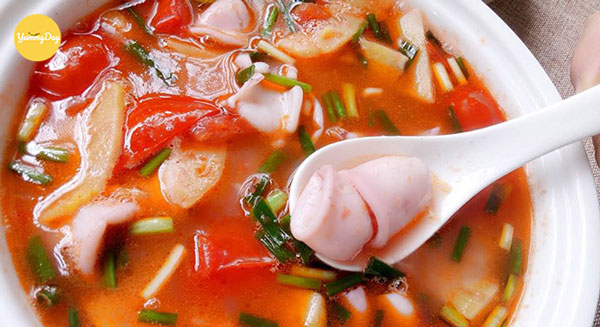 Bí quyết cho món canh chua mực thêm ngon