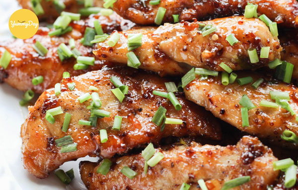 Cách làm cánh gà nướng bơ tỏi