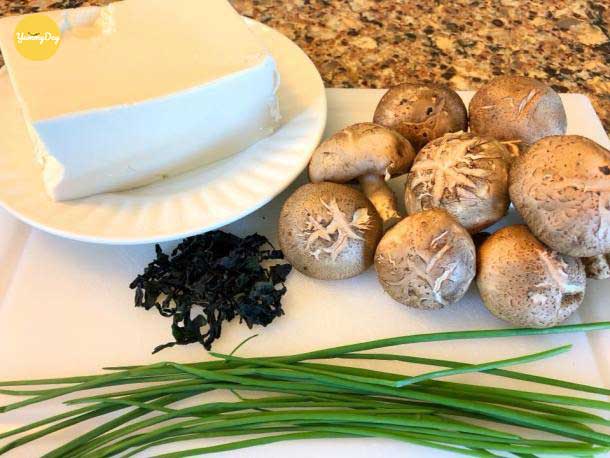 Một số nguyên liệu chính cho món ăn