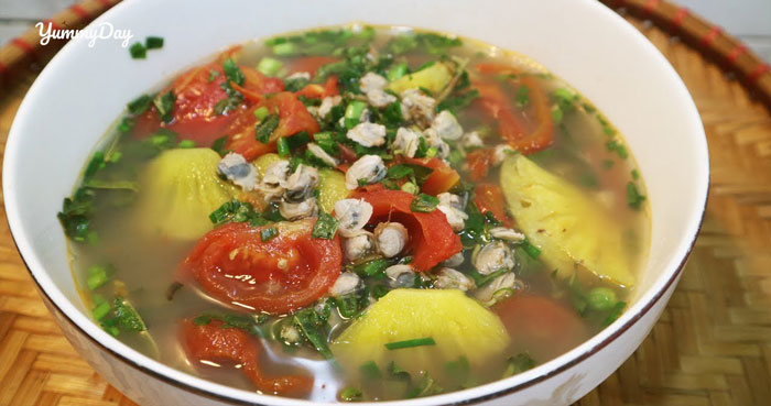 Cách làm canh hến nấu chua ngọt thanh mát dạ ngày hè