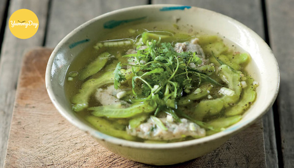 Canh khổ qua bào thịt bằm ngon quá sá