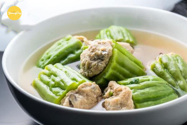 Canh khổ qua chay ngon trọn vị