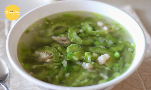 Canh tôm khổ qua đắng ngọt có hết