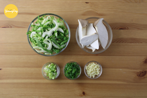 Nguyên liệu nấu canh nấm bào ngư