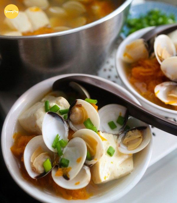 Canh ngao đậu phụ giúp giải nhiệt cơ thể